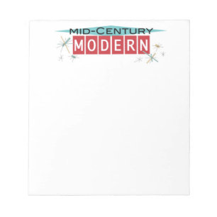 Retro-licious Mid-Century Modern Notepad