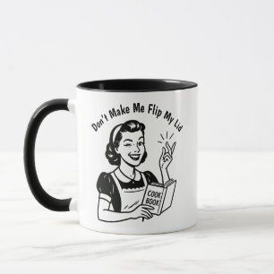 Retro Lid Flip Humour 50s Wife Gift Mug
