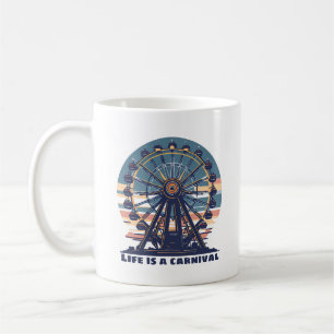 Retro Life is a Carnival Coffee Mug