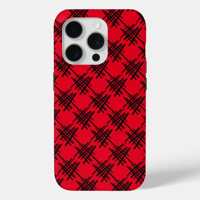 Retro Lines Case-Mate iPhone Case (Back)