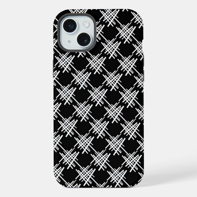Retro Lines iPhone Case (Back)