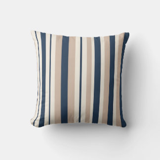 retro lines pattern cushion