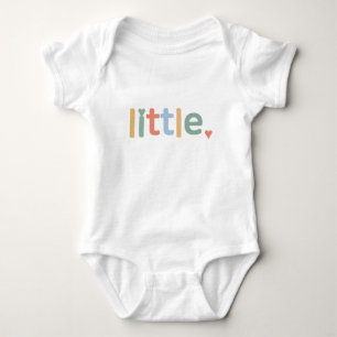 Retro Little Baby Bodysuit Pastel Rainbow Baby O