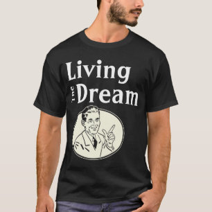 Retro Living the Dream Dark T-Shirt
