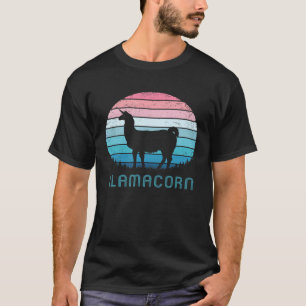 Retro Llamacorn No Prob Llama Alpaca Unicorn T-Shirt