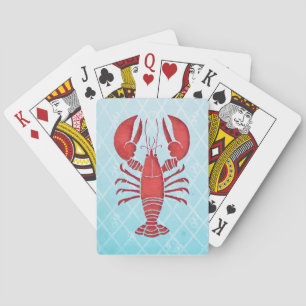 Retro Lobster Playing Cards