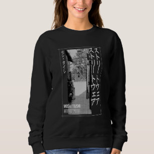Retro Lofi Tokyo Japanese Streetwear Aesthetic Gra Sweatshirt