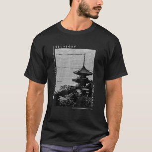 Retro Lofi Tokyo Japanese Streetwear Aesthetic Gra T-Shirt