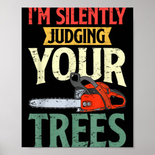 Retro Logger Lumberjack Arborist Dad Apparel Co. S Poster