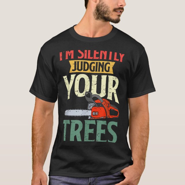 Retro Logger Lumberjack Arborist Dad Apparel Co. S T-Shirt (Front)