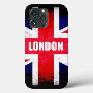 Retro London Flag iPhone 13 Pro Case