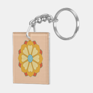 retro lotus series key ring