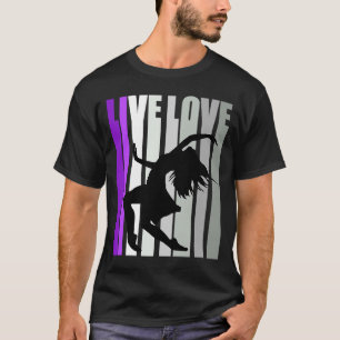 Retro Love Dance Birthday Competition Compete T-Shirt