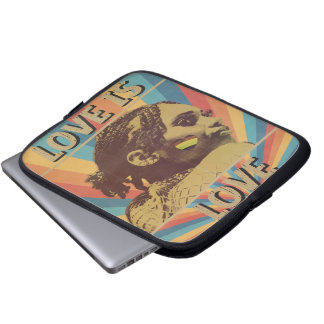 Retro Love is Love LGBTQ+ Pride Laptop Sleeve