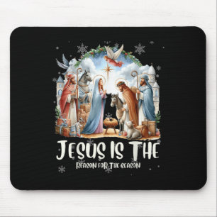 Retro Love Like Jesus Coquette Heart Bow Jesus Val Mouse Pad