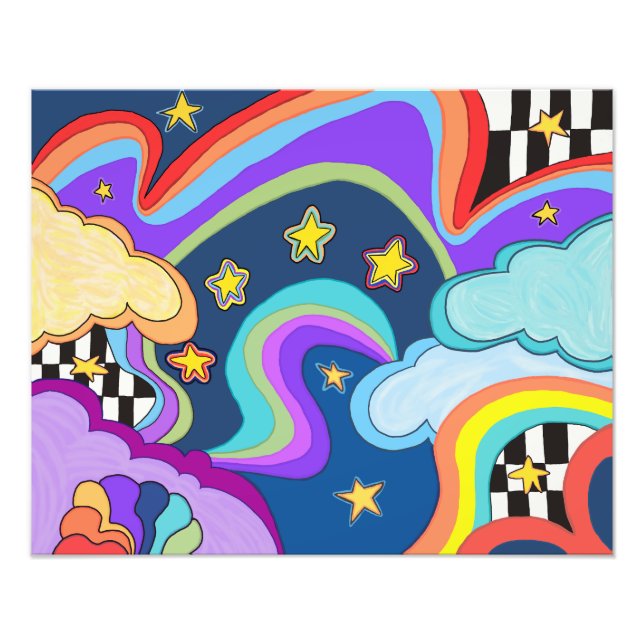 Retro Love Photo Print (Front)