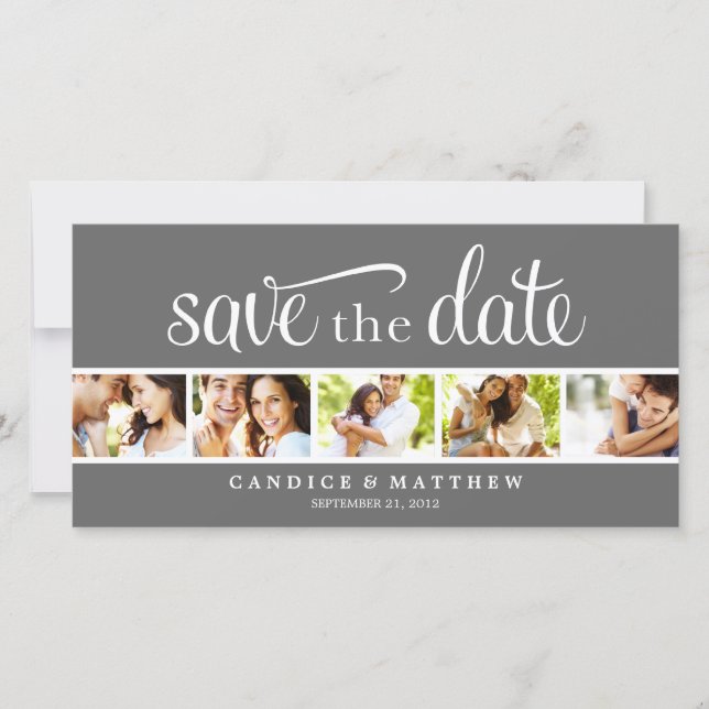 RETRO LOVE | SAVE THE DATE ANNOUNCEMENT (Front)