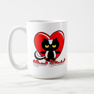 Retro Love Stinks Coffee Mug