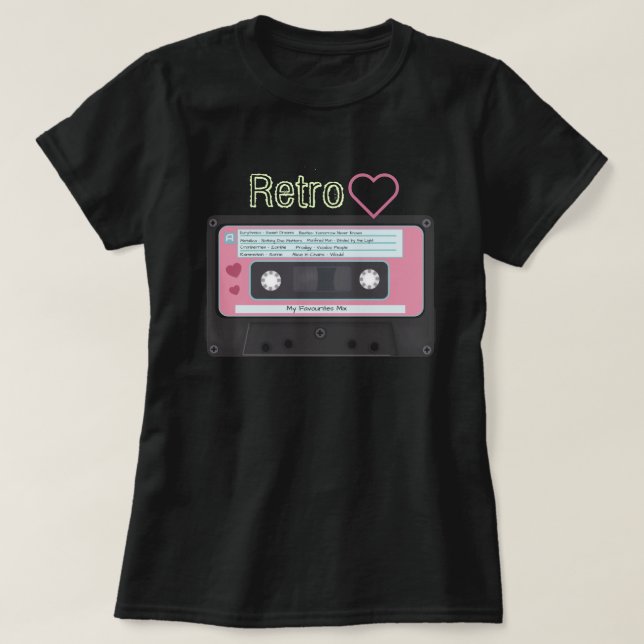 Retro Love T-Shirt (Design Front)