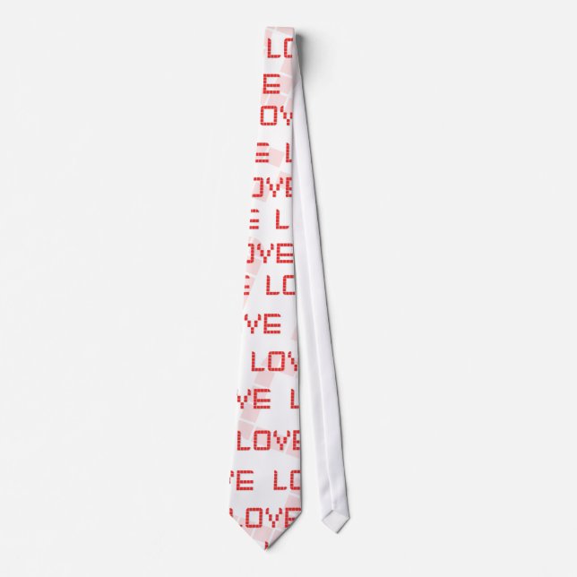 Retro Love Text Tie (Front)