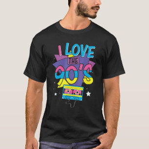 Retro Love The 90's Old School  Theme 90s Aestheti T-Shirt