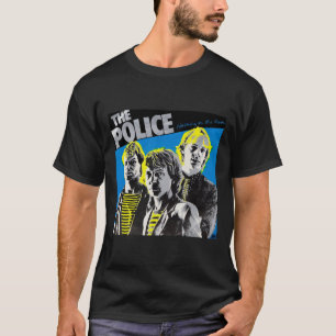 Retro Love The Police Band Music Gift For Day T-Shirt