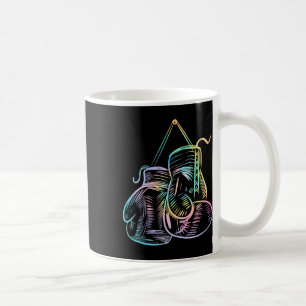 Retro Love Tie Dye Colourful Boxing Glove Boxer Gr Coffee Mug