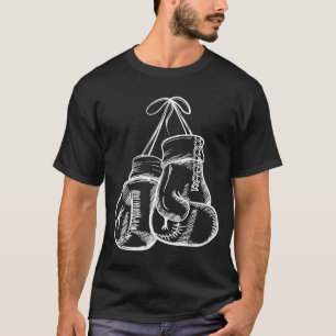Retro Love White Boxing Gloves Boxer Gift T-Shirt