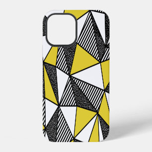 Retro Low Poly Geometric Pattern iPhone 12 Case
