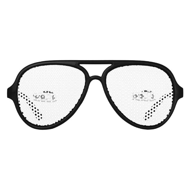 retro machine aviator sunglasses (Front)