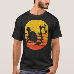 Retro Madagascar Sifakas Zoo Animal Vari Lemur T-Shirt