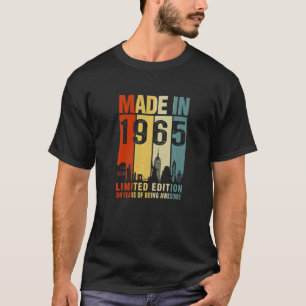 Retro Made In 1965  58 Years Of Being Awesome T-Shirt