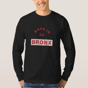 Retro Made In Da Bronx Vintage Distressed T-Shirt