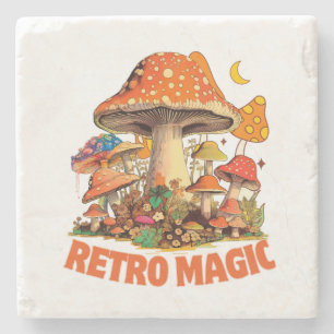 Retro Magic Stone Coaster