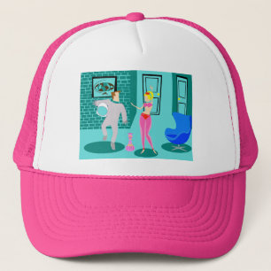 Retro Magical Genie Trucker Hat