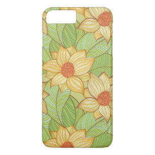 Retro Magnolia Pattern iPhone 8 Plus/7 Plus Case