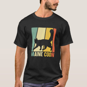Retro Maine Coon Cat Kitten Cat 1 T-Shirt