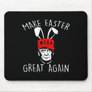Retro Make Easter Great Again Funny Trump Easter A Mouse Pad