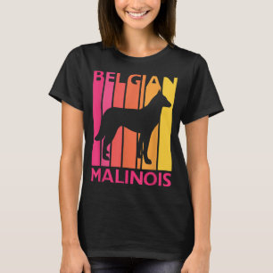 Retro Malinois Gift for Dog Lover Vintage Belgian  T-Shirt