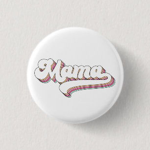 Retro Mama 3 Cm Round Badge