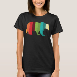 Retro Mama Bear Distressed T-Shirt