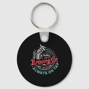 Retro Mama's Ery Brewing Co Funny Breastfeeding Sk Key Ring
