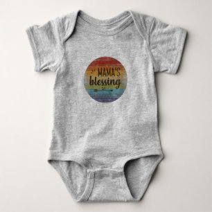 Retro Mamma's Blessing Baby Bodysuit