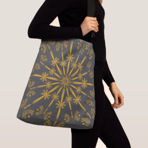 Retro Mandala Dusk Crossbody Bag (2 Sizes)