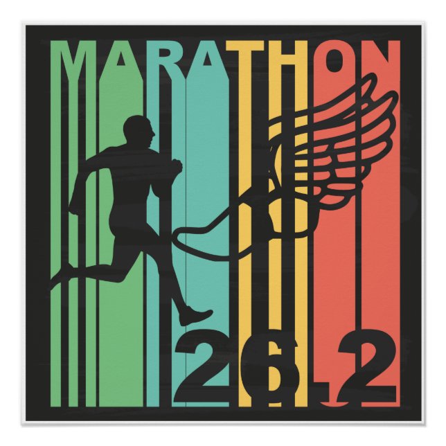 Retro Marathon Poster (Front)