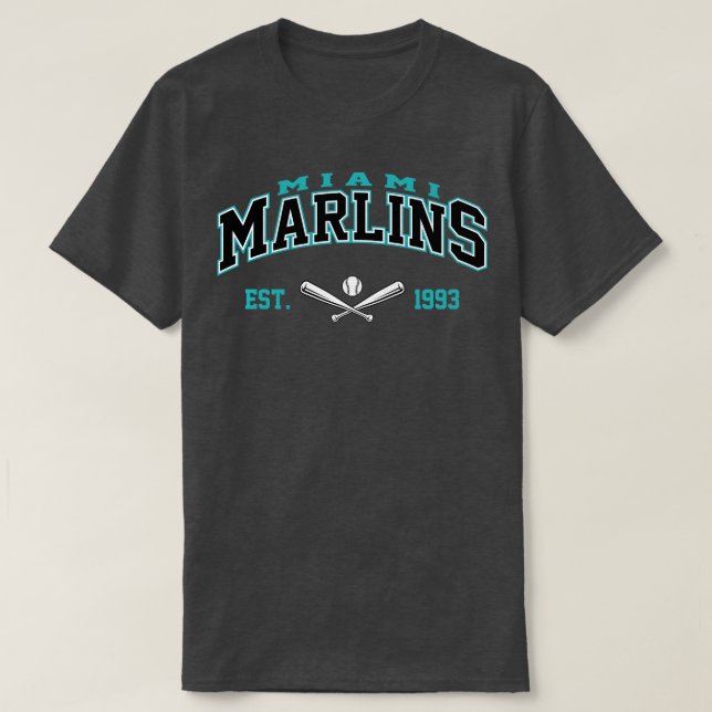 Retro Marlins 1 T-Shirt (Design Front)