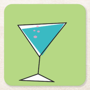 Retro Martini Coaster