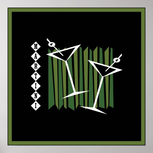 Retro Martini Poster (Front)