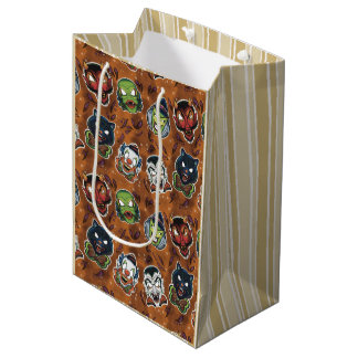Retro Masks- Pumpkin Medium Gift Bag
