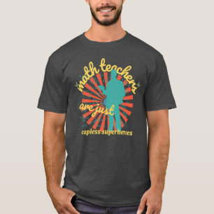 Retro math tutor graphic for funny math teachers T-Shirt